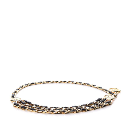 Chanel Lambskin Triple Chain Link CC Belt Gold 1 of 7