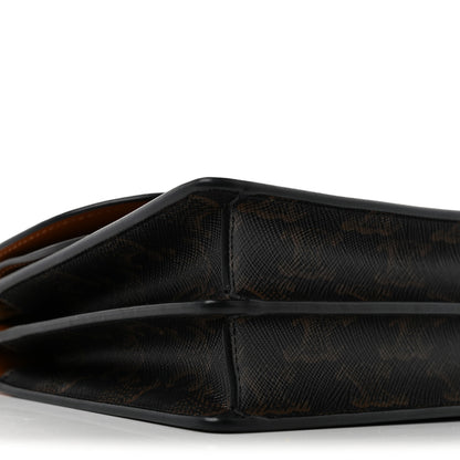 Celine Triomphe Canvas Lambskin Wallet On Strap Tan 8 of 12