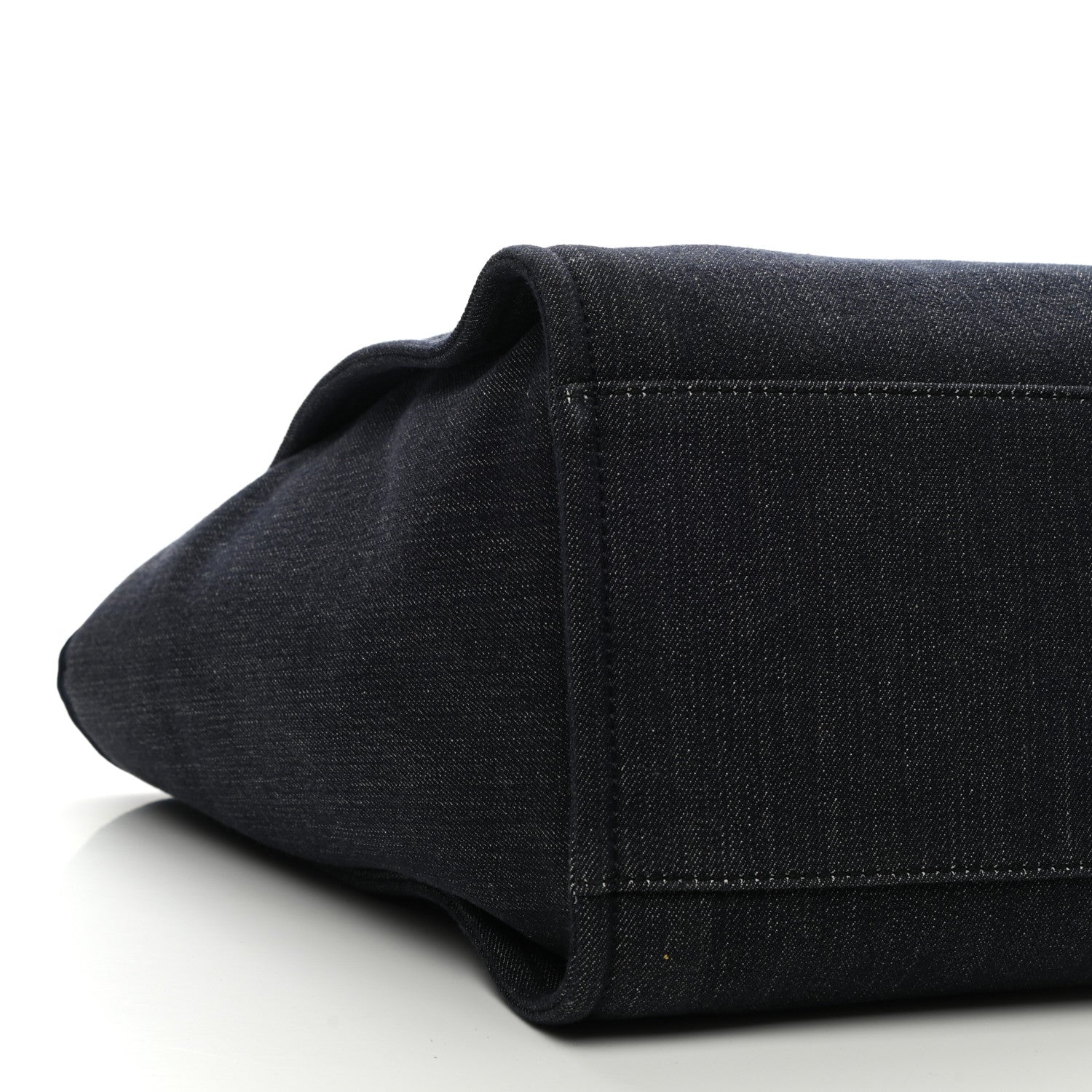 Chanel Canvas Medium Deauville Tote Dark Blue 8 of 9