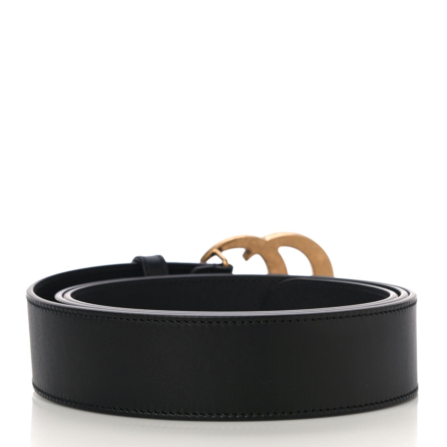 Gucci Calfskin Double G 40mm Belt 120 48 Black 3 of 8