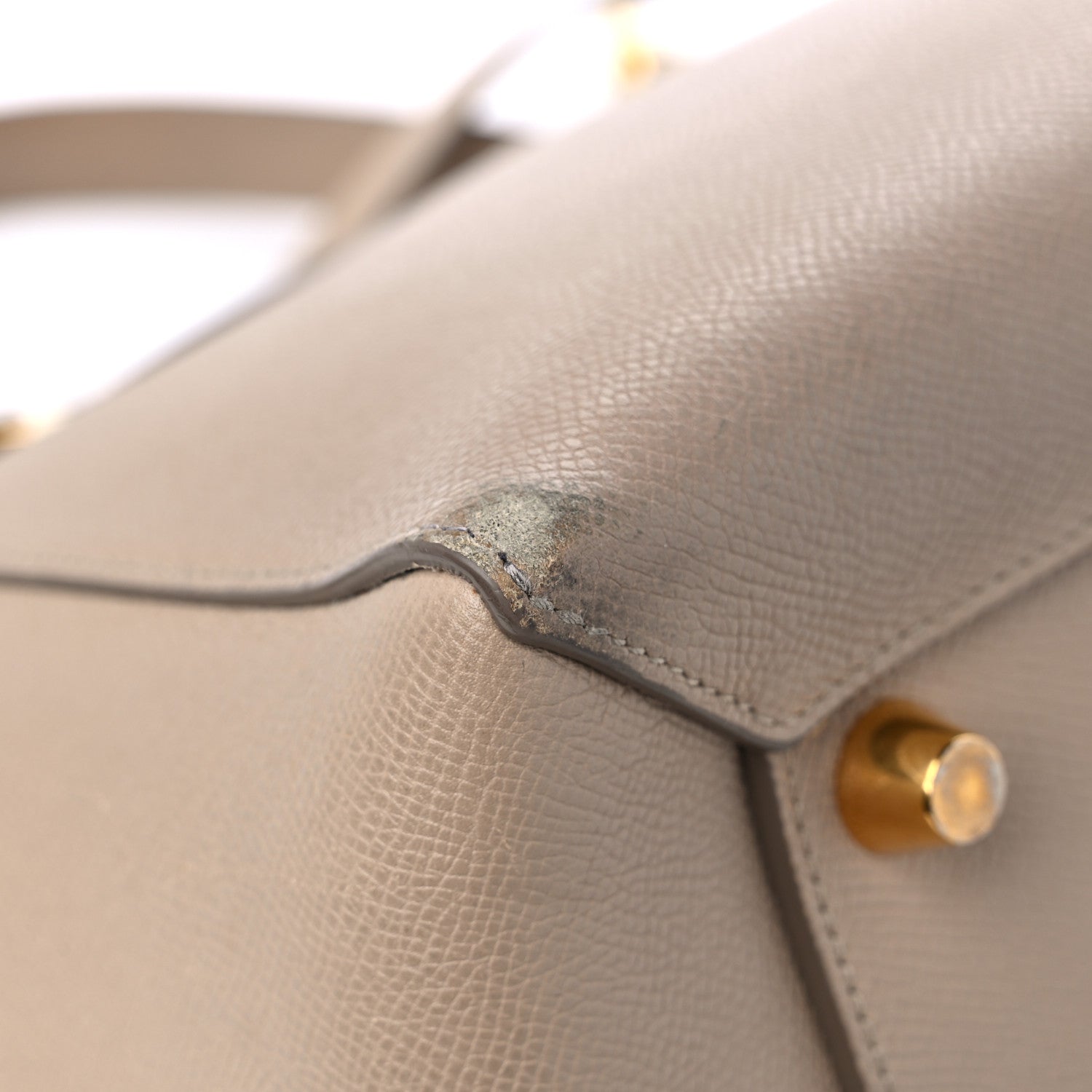 Celine Grained Calfskin Mini Belt Bag Light Taupe 10 of 23