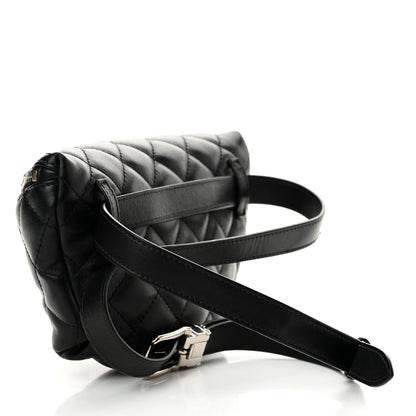 Chanel Calfskin Quilted Waist Belt Bag Black 3 of 11