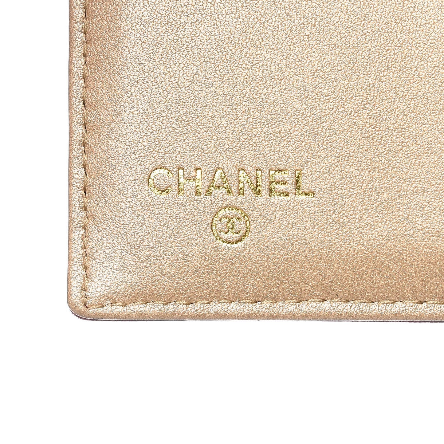 Lambskin Embossed Camellia French Wallet Fuchsia