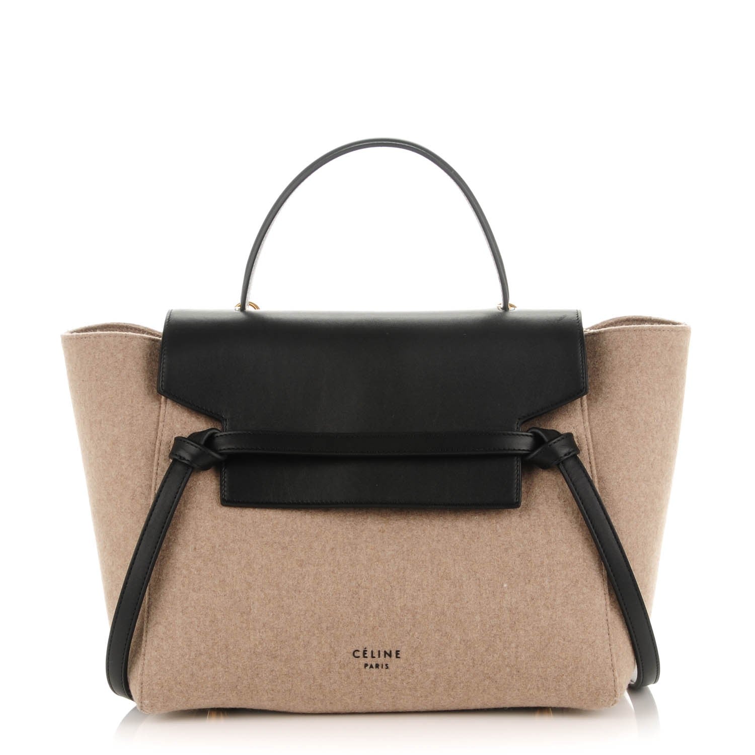 Celine Felt Smooth Calfskin Mini Belt Bag Beige 1 of 7