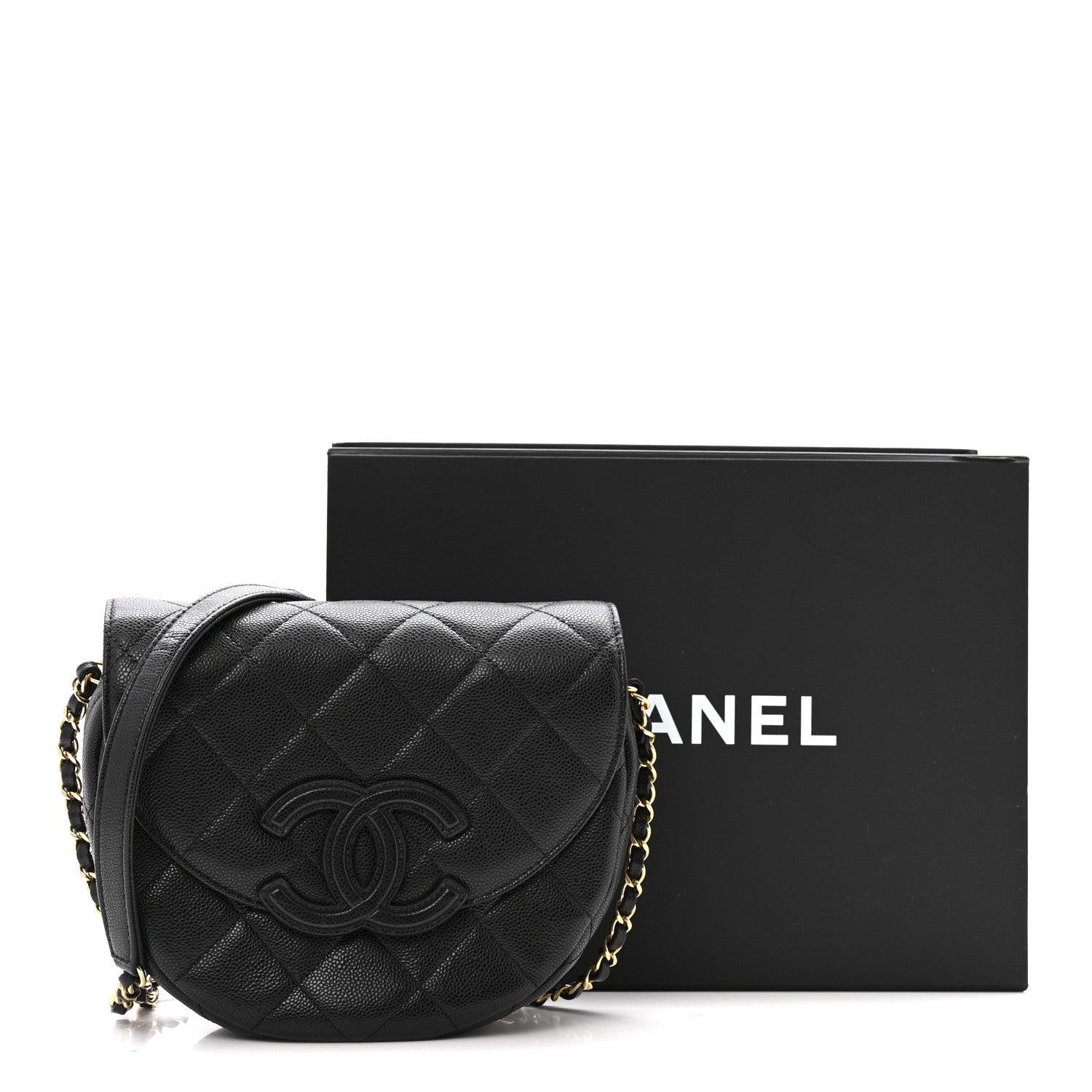 Chanel Caviar Quilted Small Messenger Flap Black 12 of 12