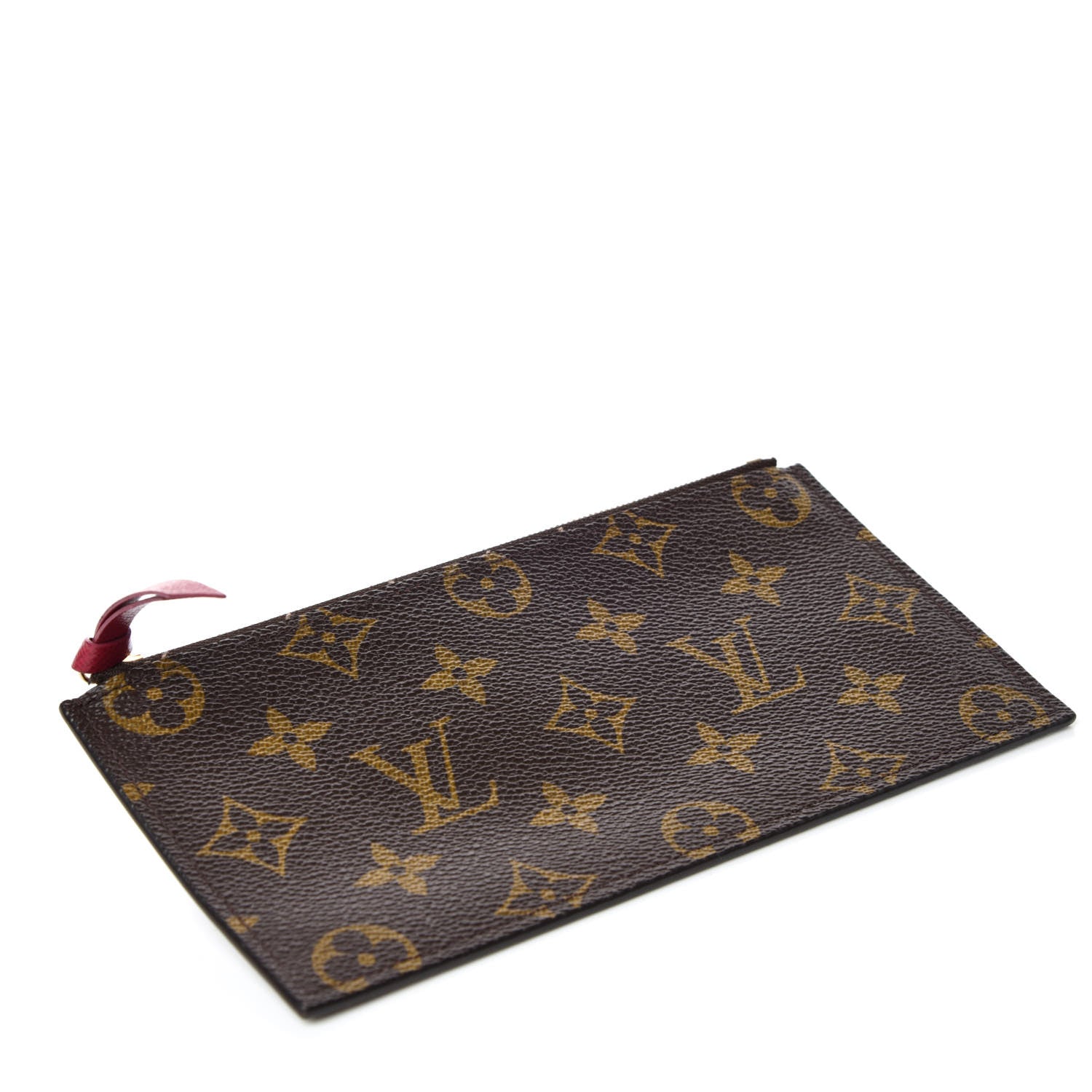 Louis Vuitton Monogram Felicie Chain Wallet Zippered Insert Fuchsia 4 of 6