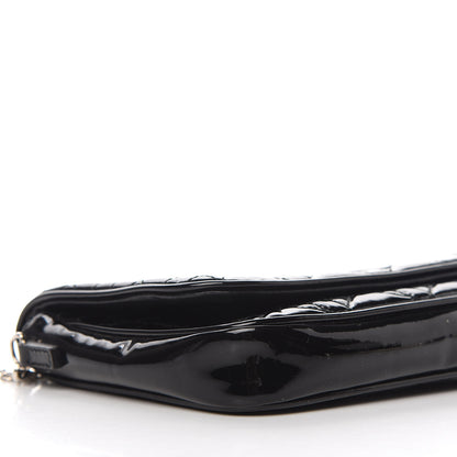Christian Dior Patent Cannage Wallet on Chain Pouch Black 5 of 9