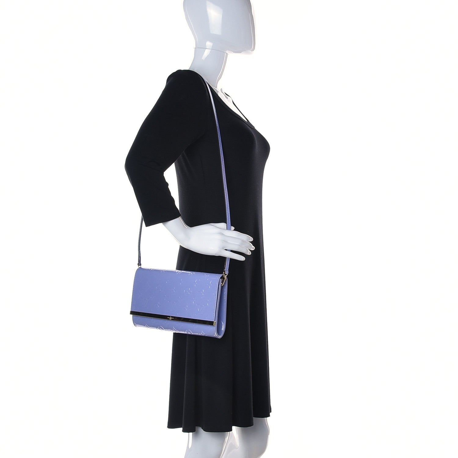 Louis Vuitton Vernis Ana Clutch Lilac 3 of 11