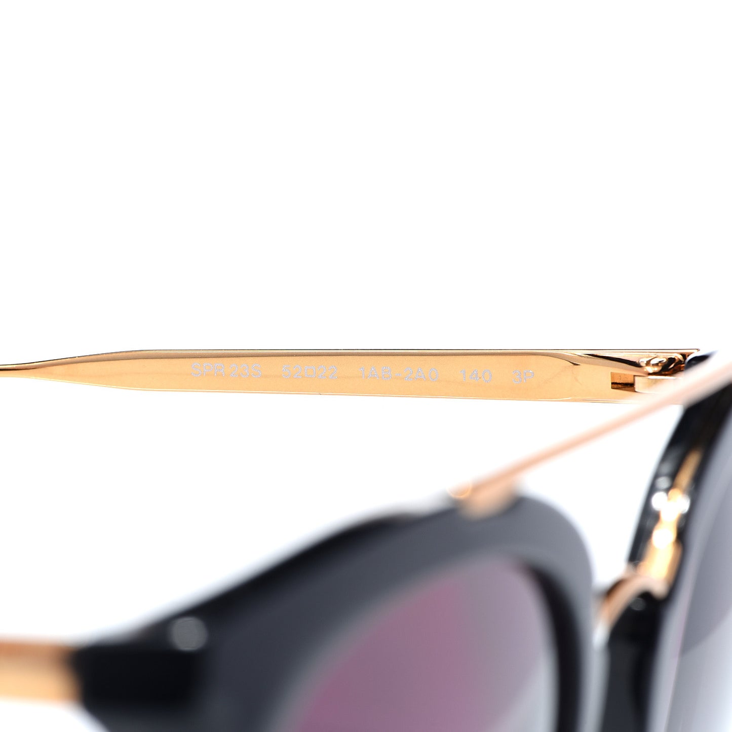 Cinema Polarized Sunglasses SPR23S Black Gold