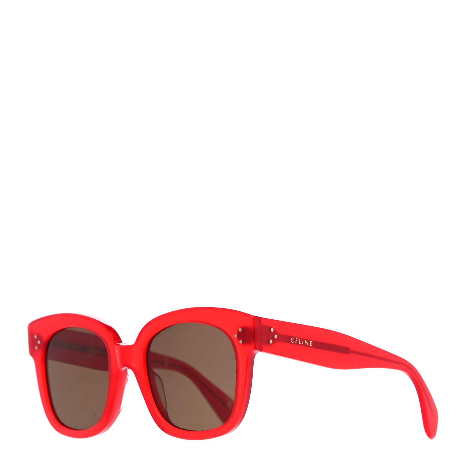 Celine Square Sunglasses CL40002U Milky Red 1 of 7