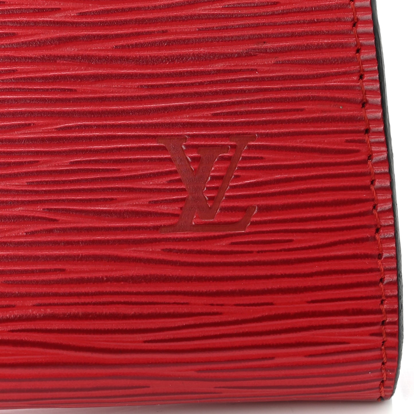 Epi Pochette Accessories 24 Castillan Red
