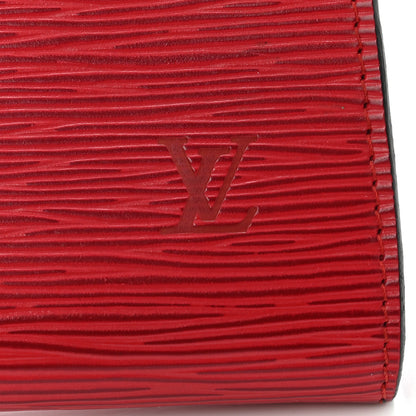 Louis Vuitton Epi Pochette Accessories 24 Castillan Red 7 of 11