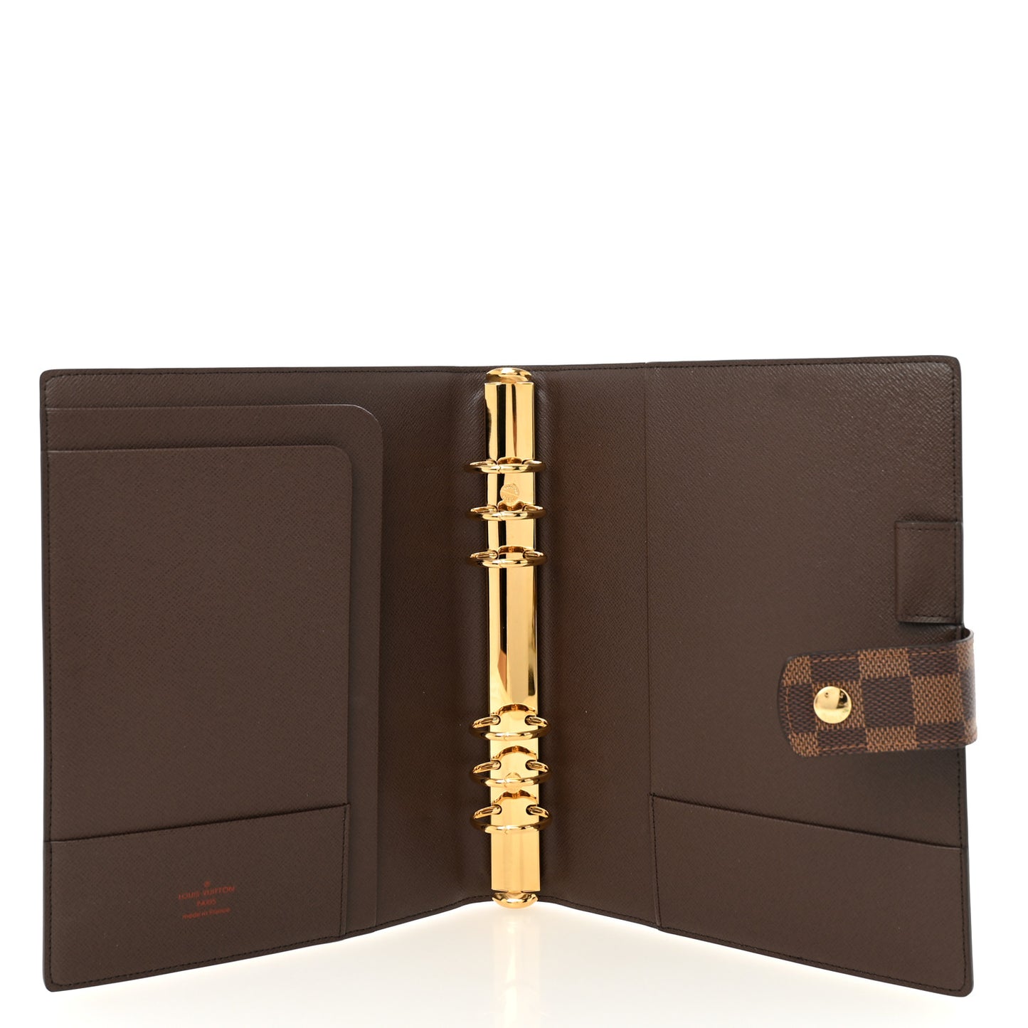 Damier Ebene Large Ring Agenda Cover