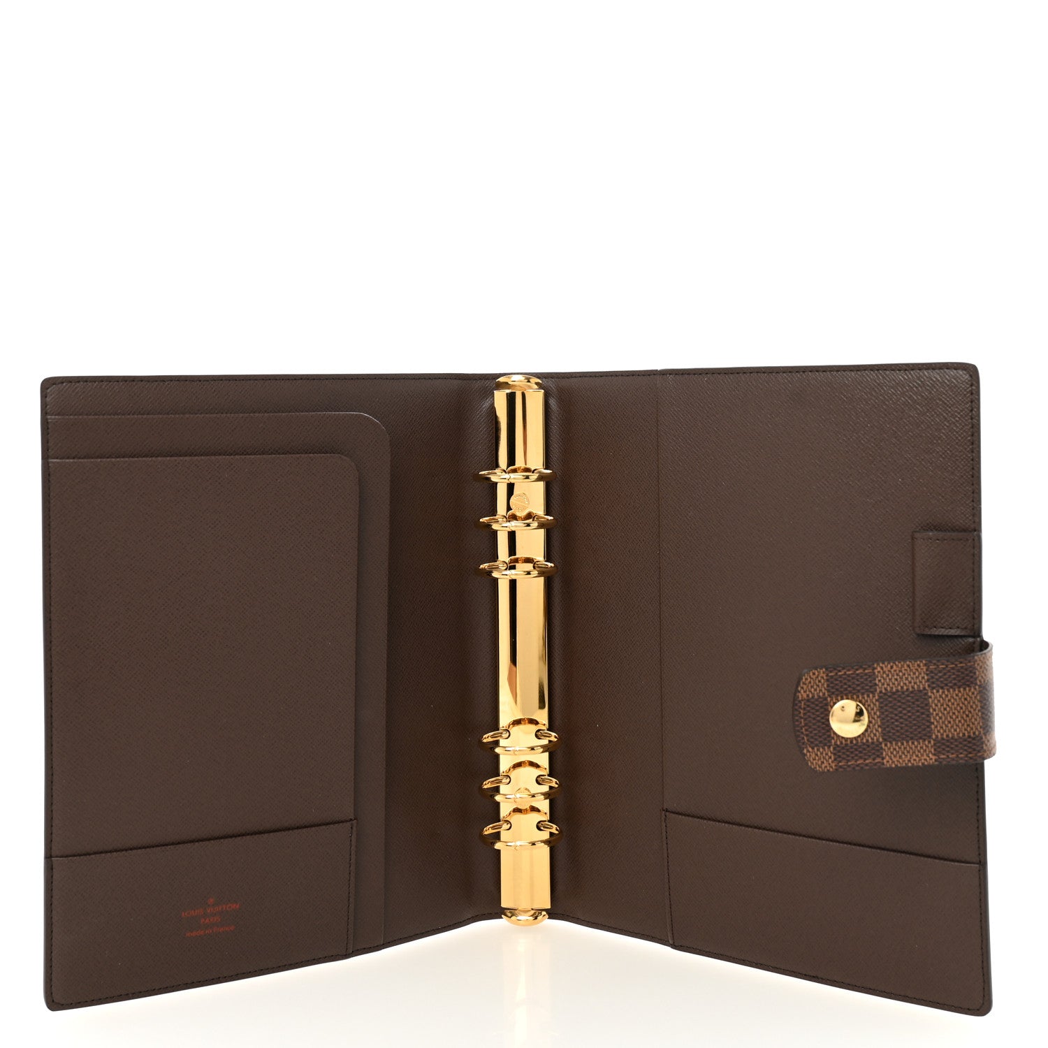 Louis Vuitton Damier Ebene Large Ring Agenda Cover 5 of 7