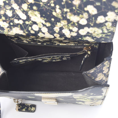 Givenchy Calfskin Baby's Breath Print Mini Pandora Box Crossbody Bag Black 5 of 12