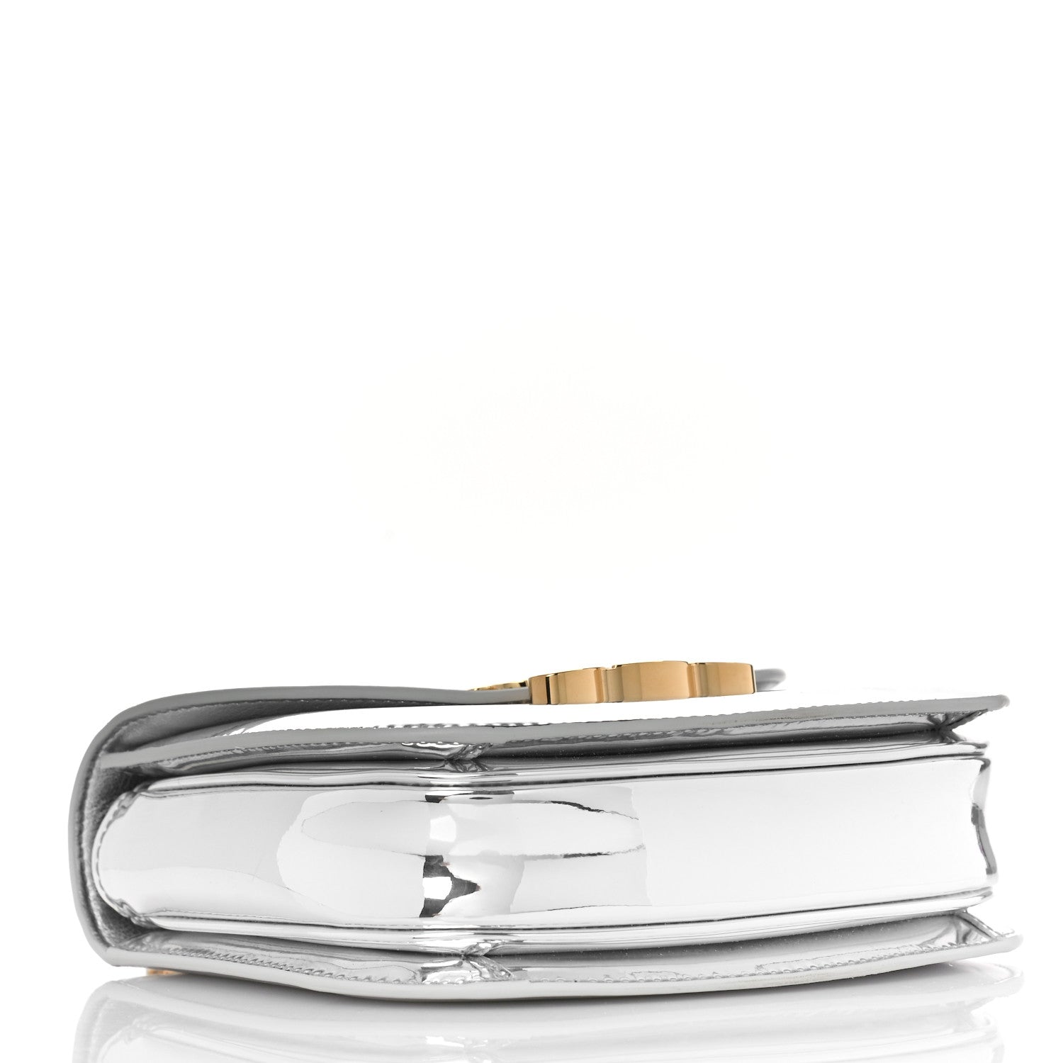 Celine Mirror Calfskin Teen Besace Chain Triomphe Silver 4 of 8