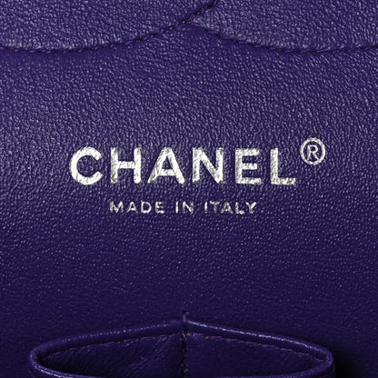 Chanel Patent Calfskin Quilted Jumbo Double Flap Purple 7 of 13