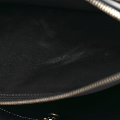 Louis Vuitton Calfskin Golden Light City Steamer MM Black 11 of 12