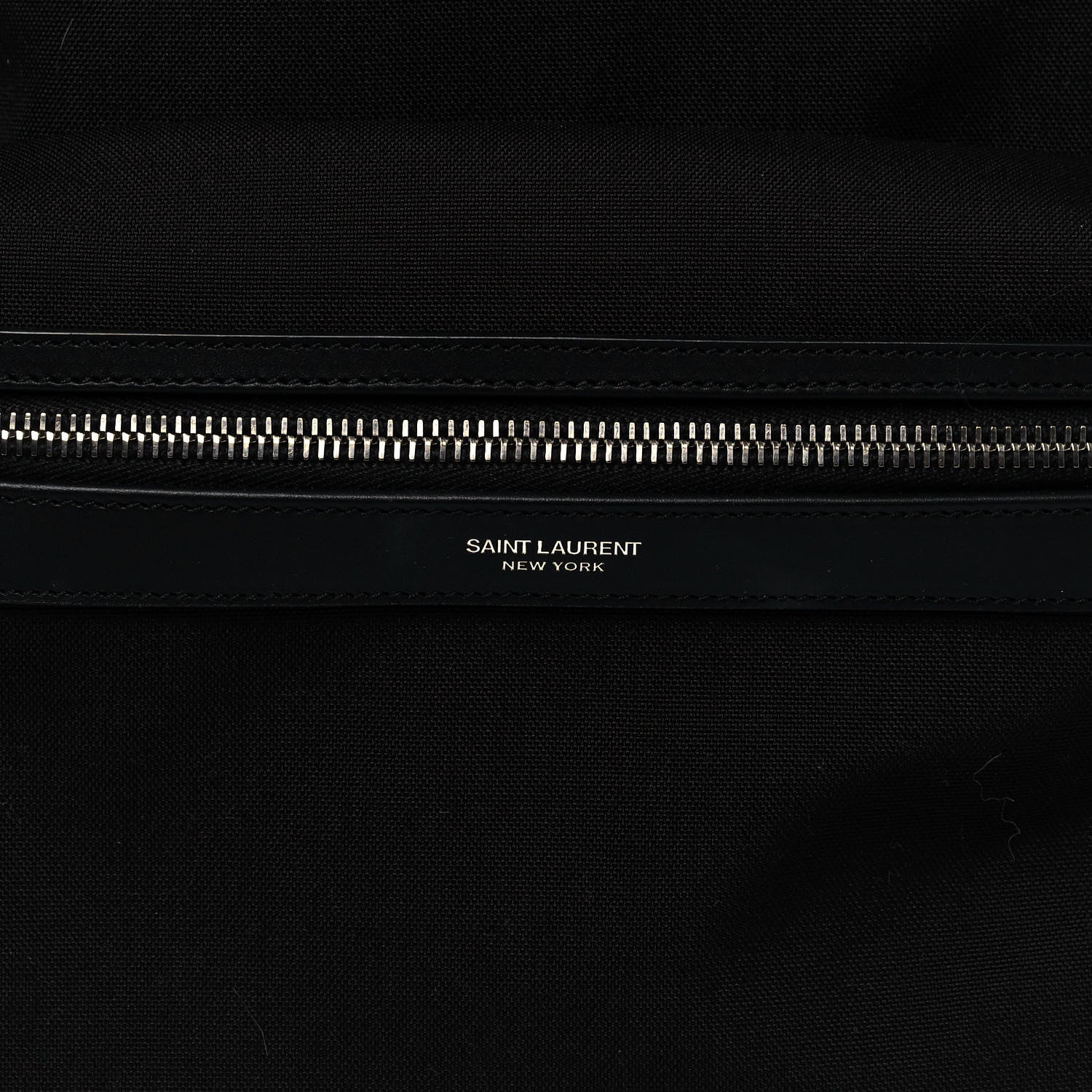 Saint Laurent Canvas City Backpack Black 8 of 14