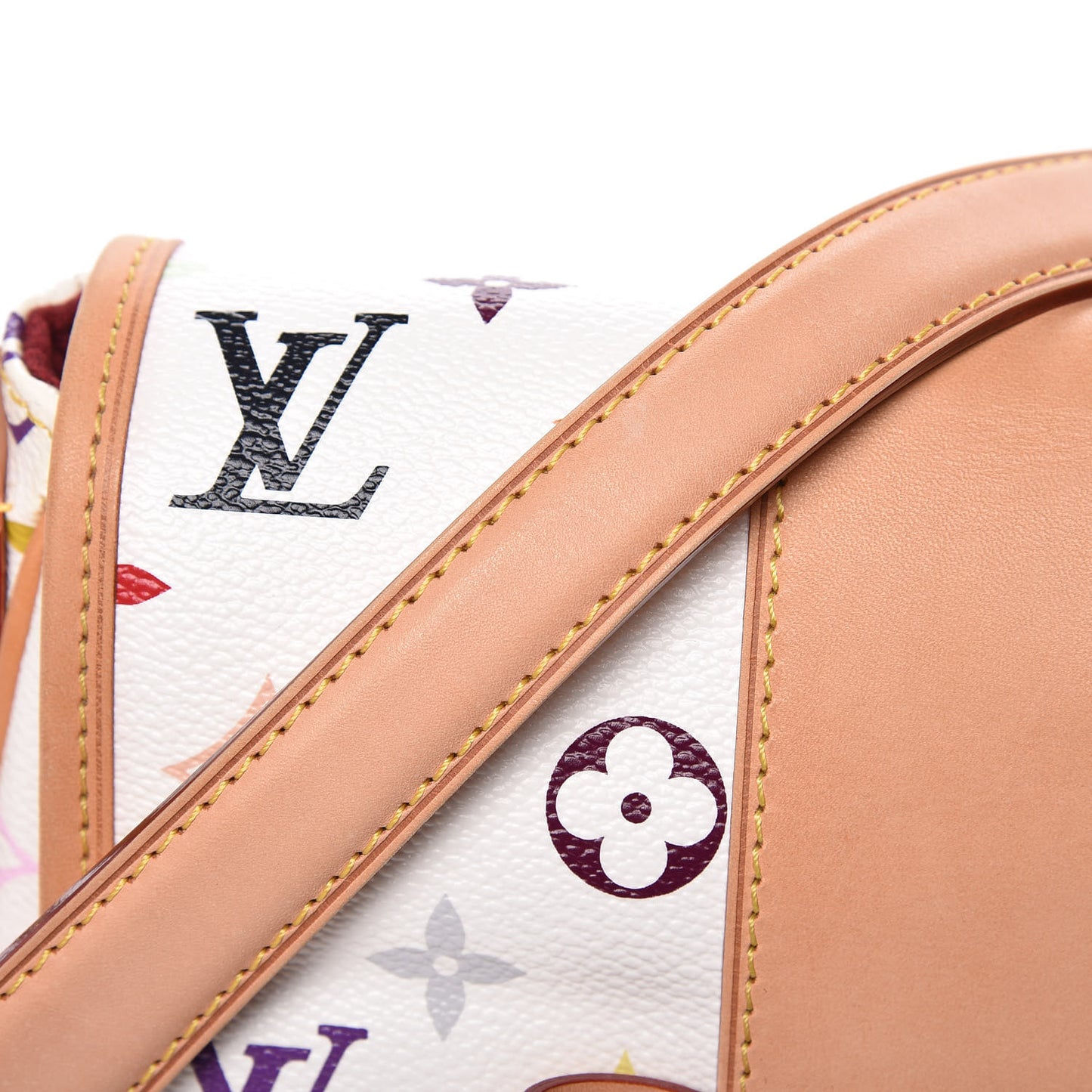 Monogram Multicolor Patti White