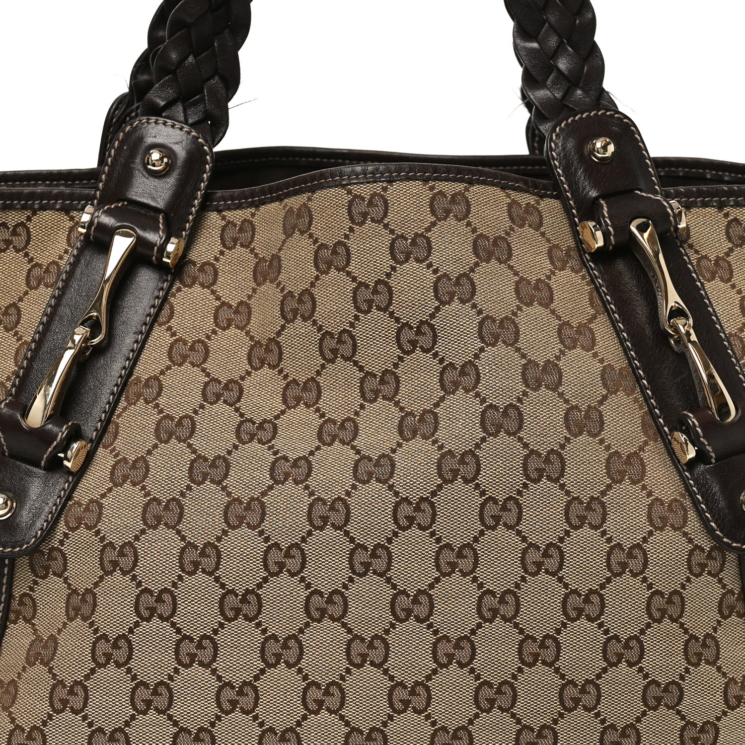 Gucci Monogram Medium Pelham Shoulder Bag Dark Brown 8 of 11