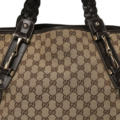 Gucci Monogram Medium Pelham Shoulder Bag Dark Brown 8 of 11
