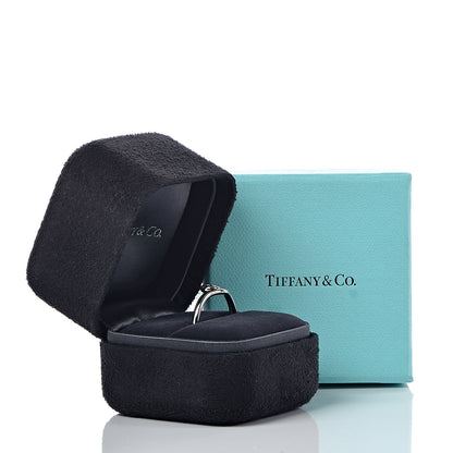 Tiffany Platinum Diamond Elsa Peretti Ring 52 6 7 of 7