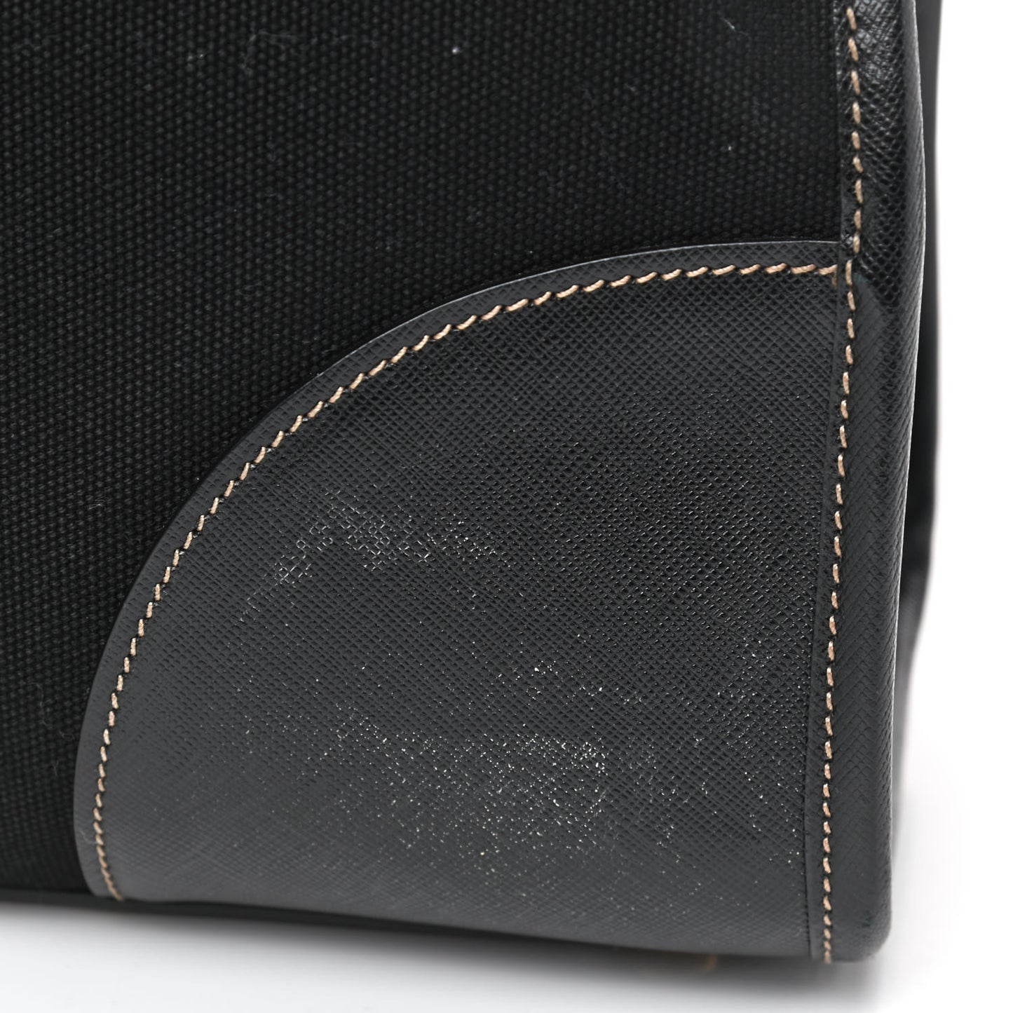 Canapa Saffiano Shoulder Bag Black
