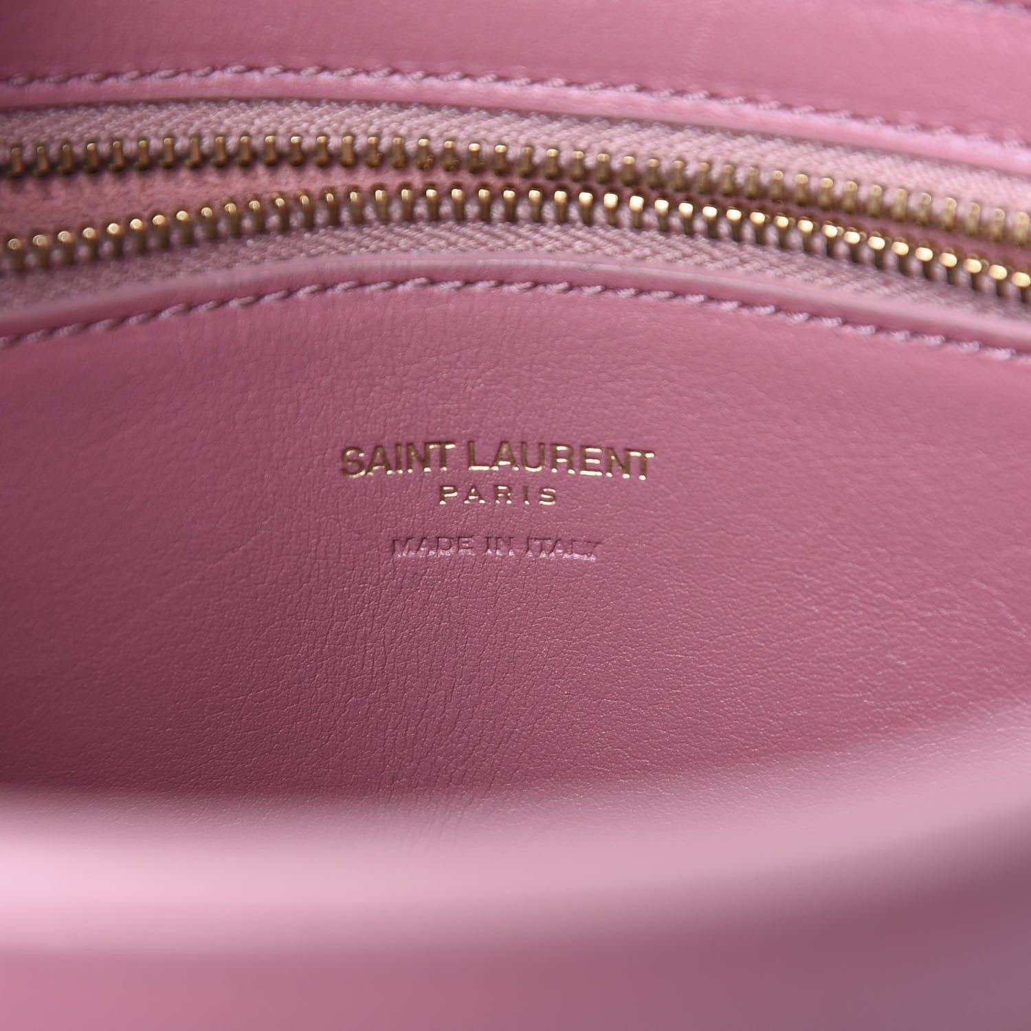 Saint Laurent Calfskin Small Monogram Cabas Vieux Rose 7 of 11