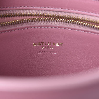 Saint Laurent Calfskin Small Monogram Cabas Vieux Rose 7 of 11