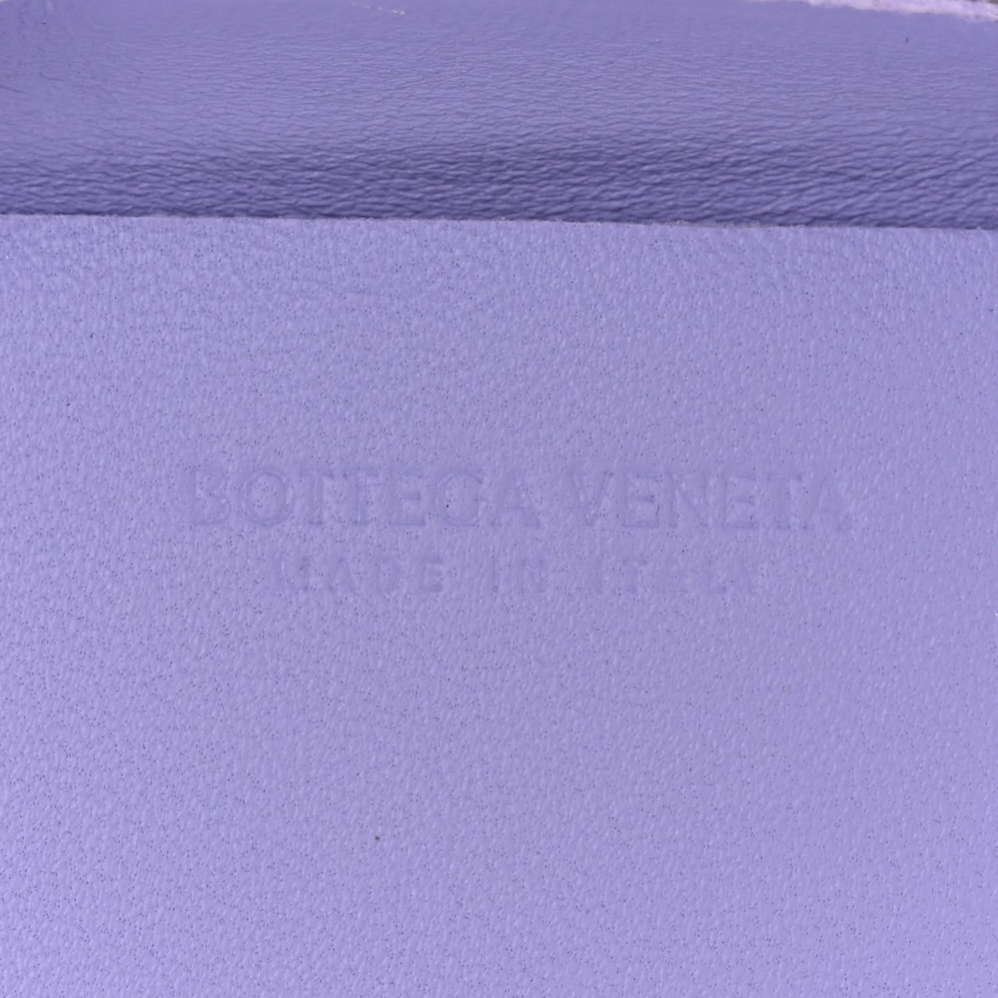Lambskin Maxi Intrecciato Extra Mini Cassette Crossbody Bag Wisteria