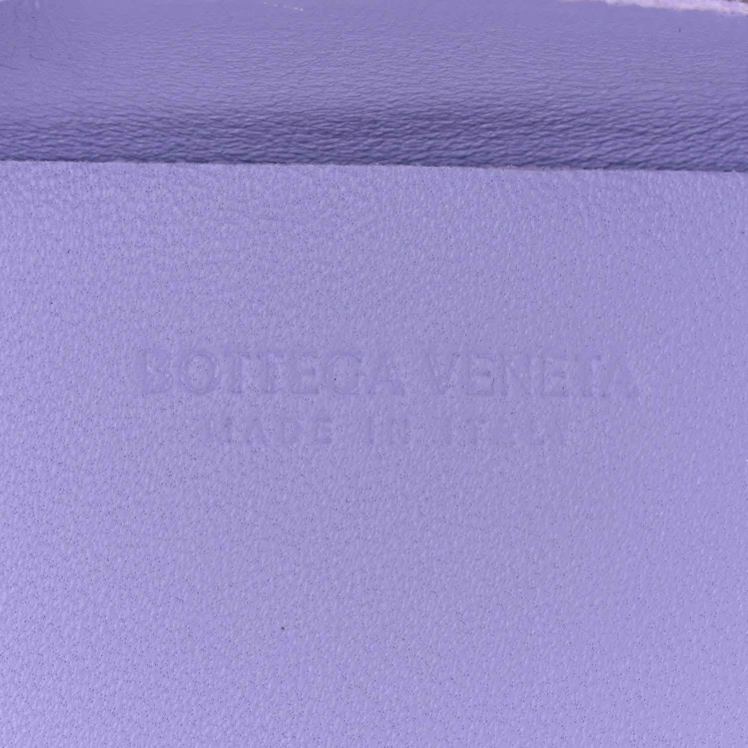 Bottega Veneta Lambskin Maxi Intrecciato Extra Mini Cassette Crossbody Bag Wisteria 6 of 11