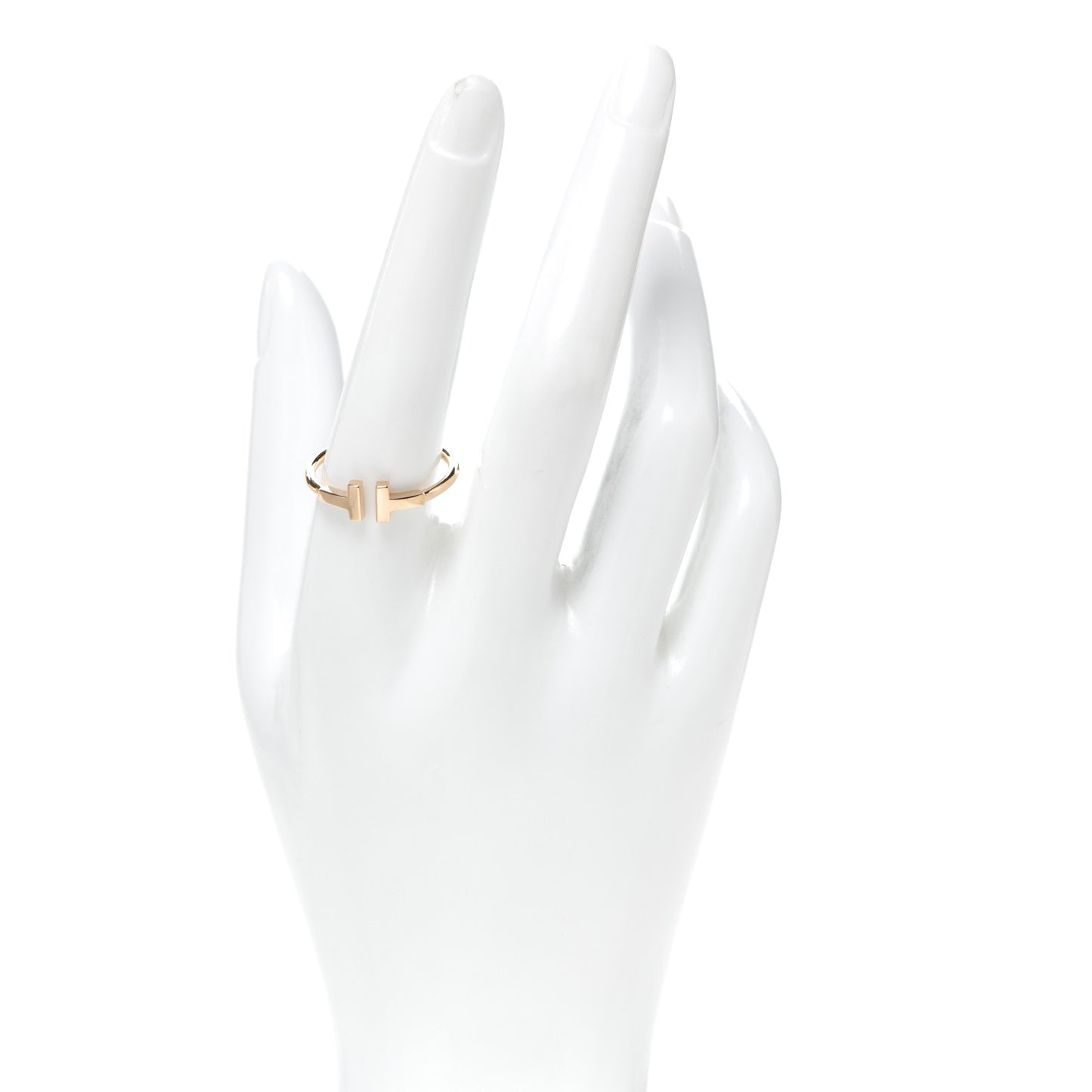 18K Yellow Gold T Wire Ring 61 9.25