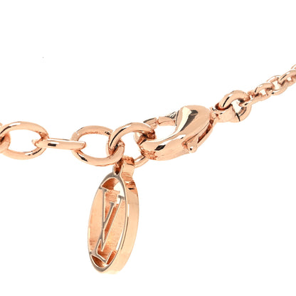 Louis Vuitton Essential V Necklace Rose Gold 4 of 6
