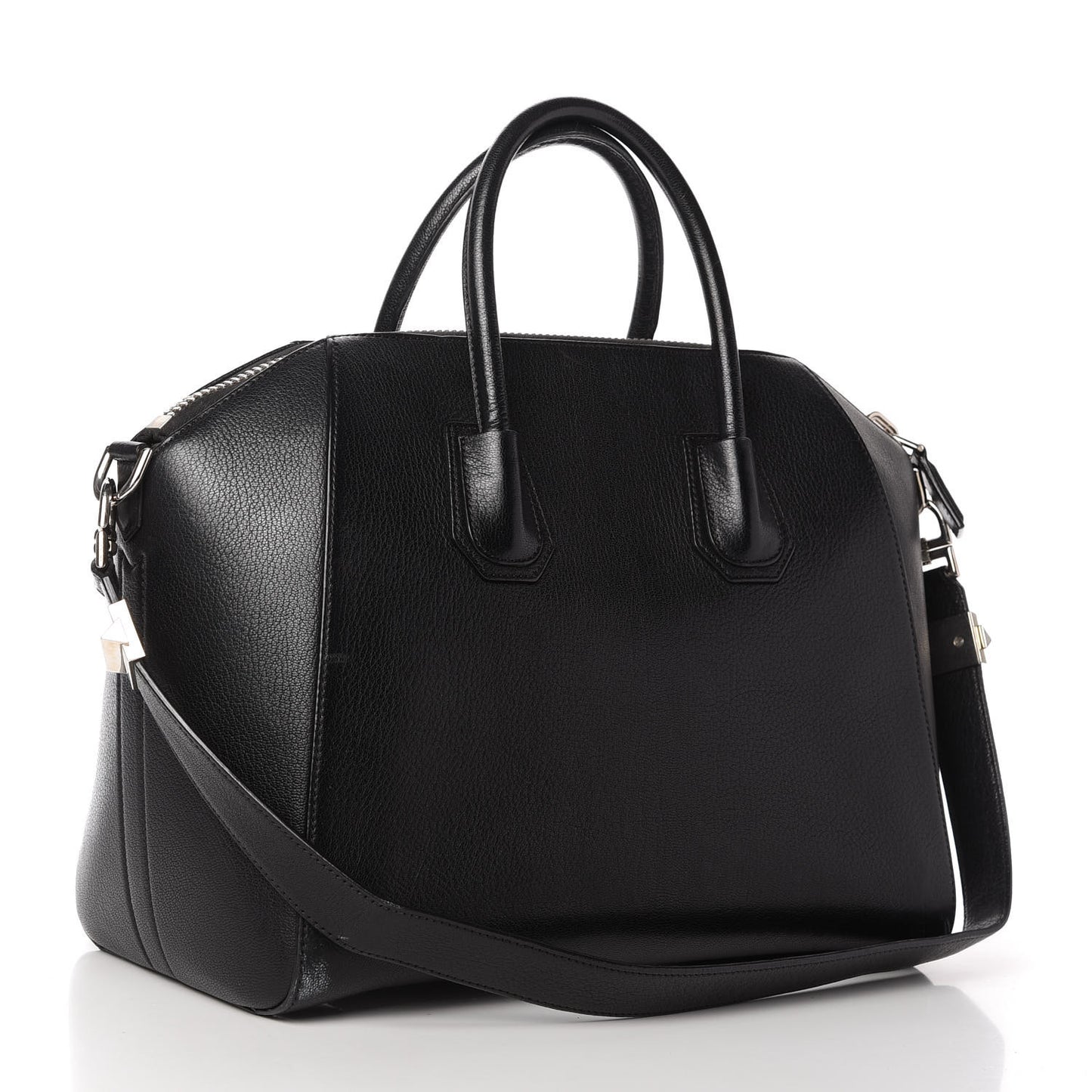 Sugar Goatskin Medium Antigona Black