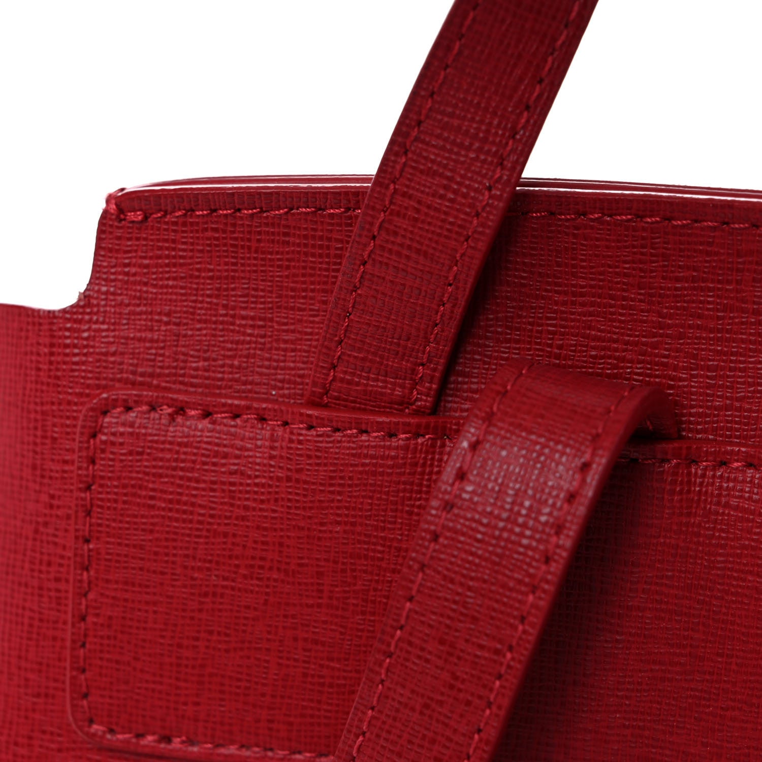 Mansur Gavriel Saffiano Backpack Flamma 17 of 22