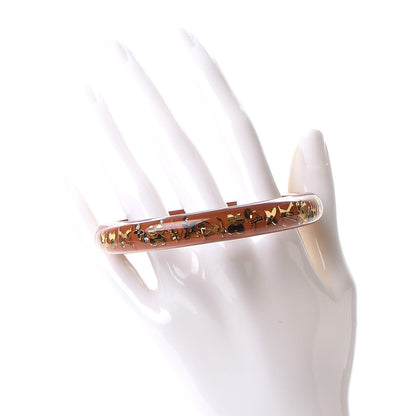 Louis Vuitton Resin Swarovski PM Inclusion Bracelet M Caramel 2 of 4