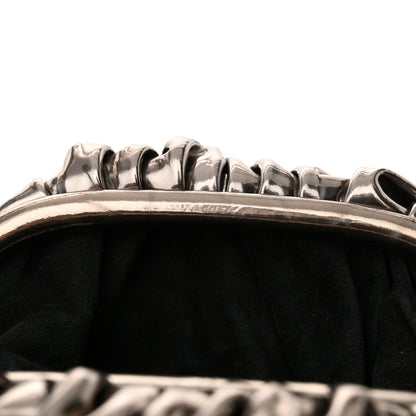 Bottega Veneta Metallic Crushed Calfskin The Mini Pouch Anchor 11 of 12