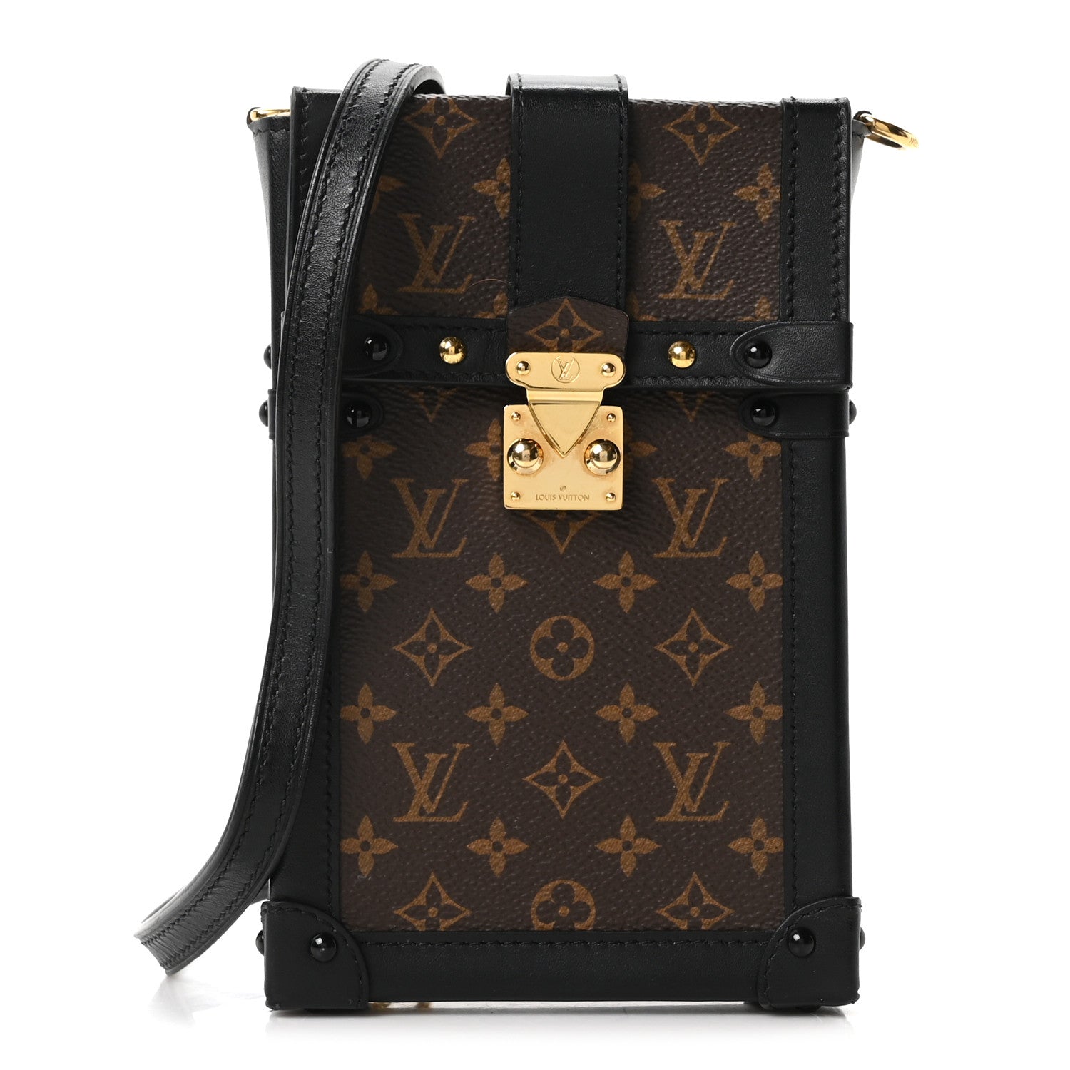 Louis Vuitton Monogram Pochette Trunk Verticale Black 1 of 8