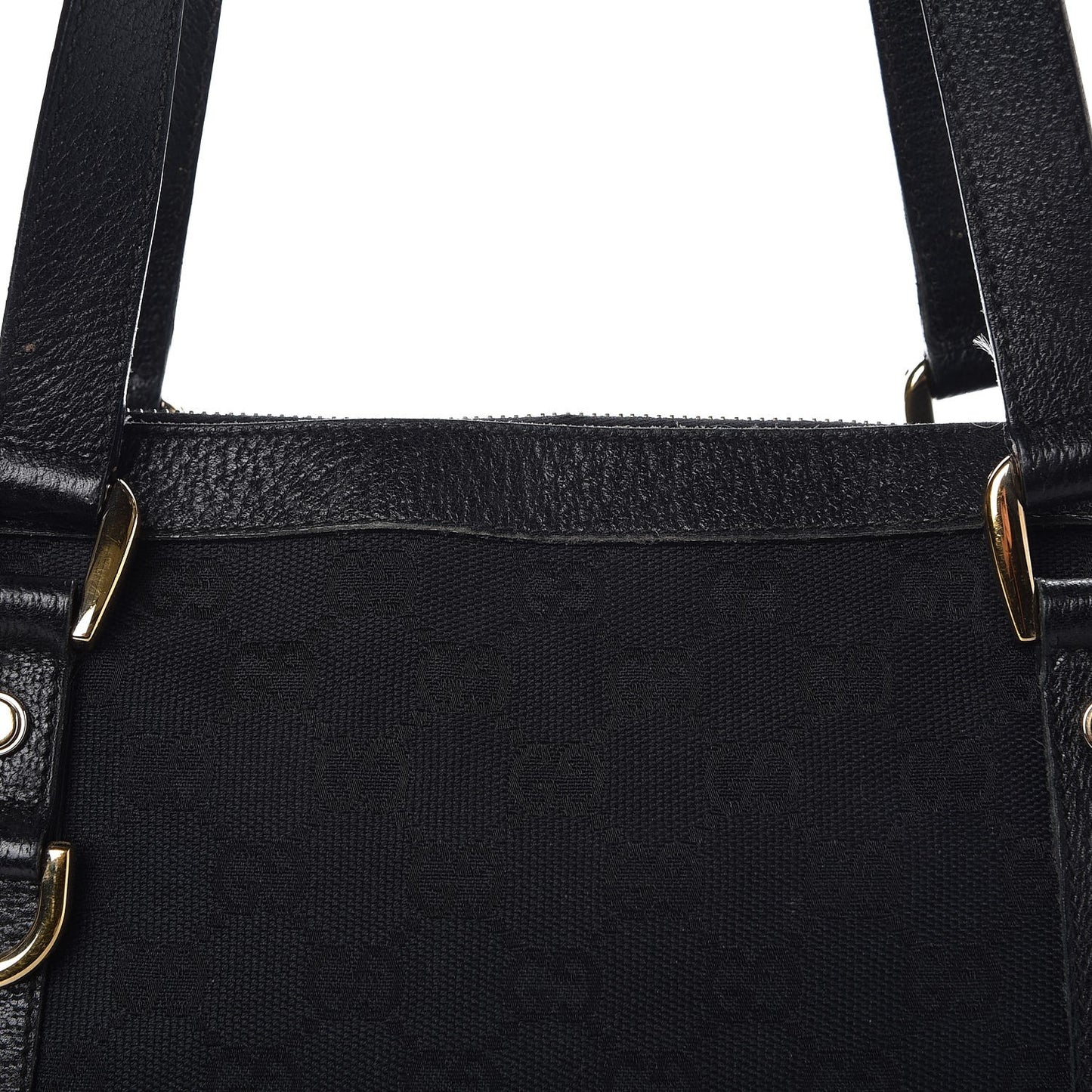 Monogram Medium Abbey Tote Black