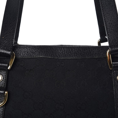 Gucci Monogram Medium Abbey Tote Black 14 of 19