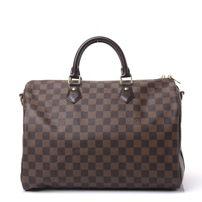 Louis Vuitton Damier Ebene Speedy Bandouliere 35 1 of 11