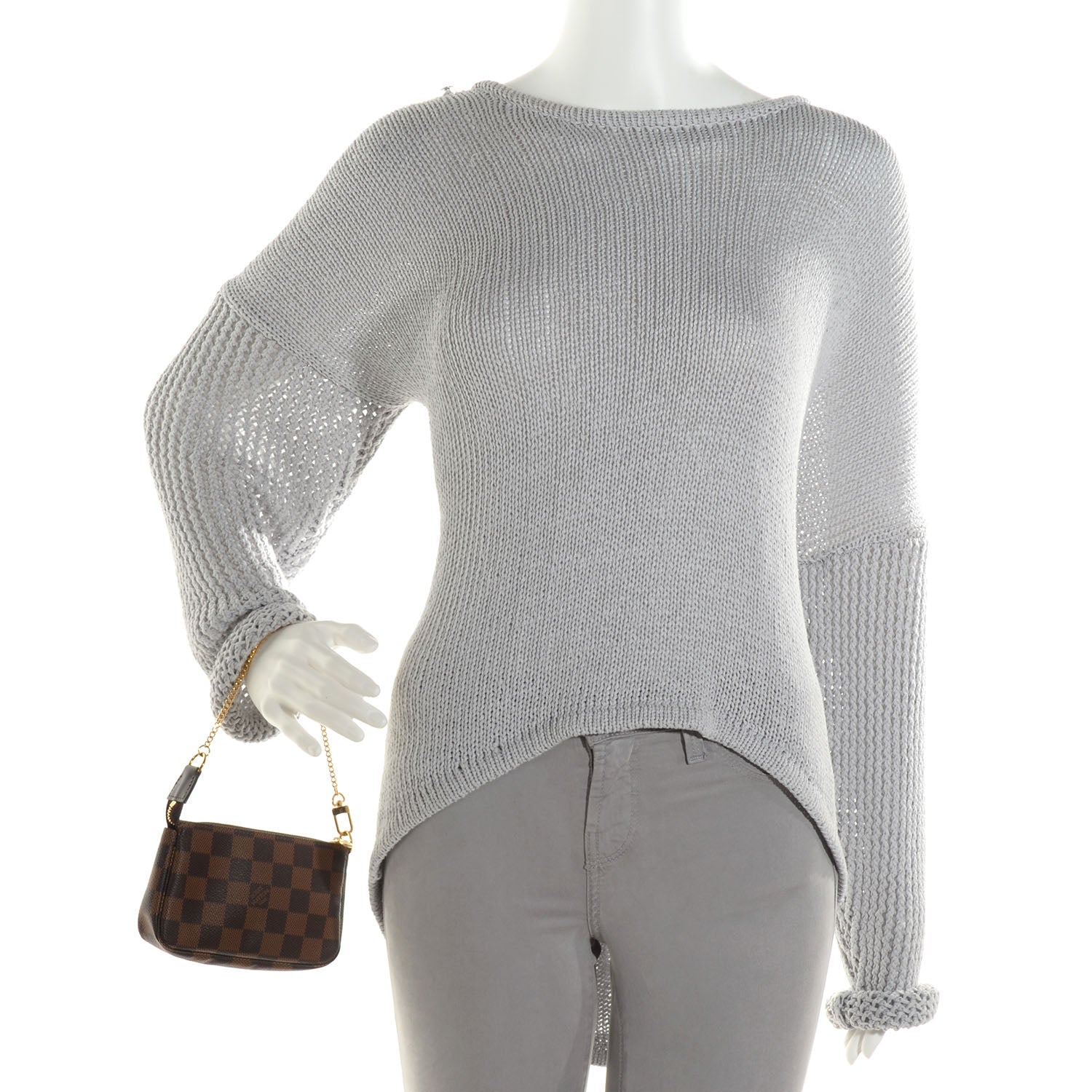 Louis Vuitton Damier Ebene Mini Pochette Accessories 2 of 8