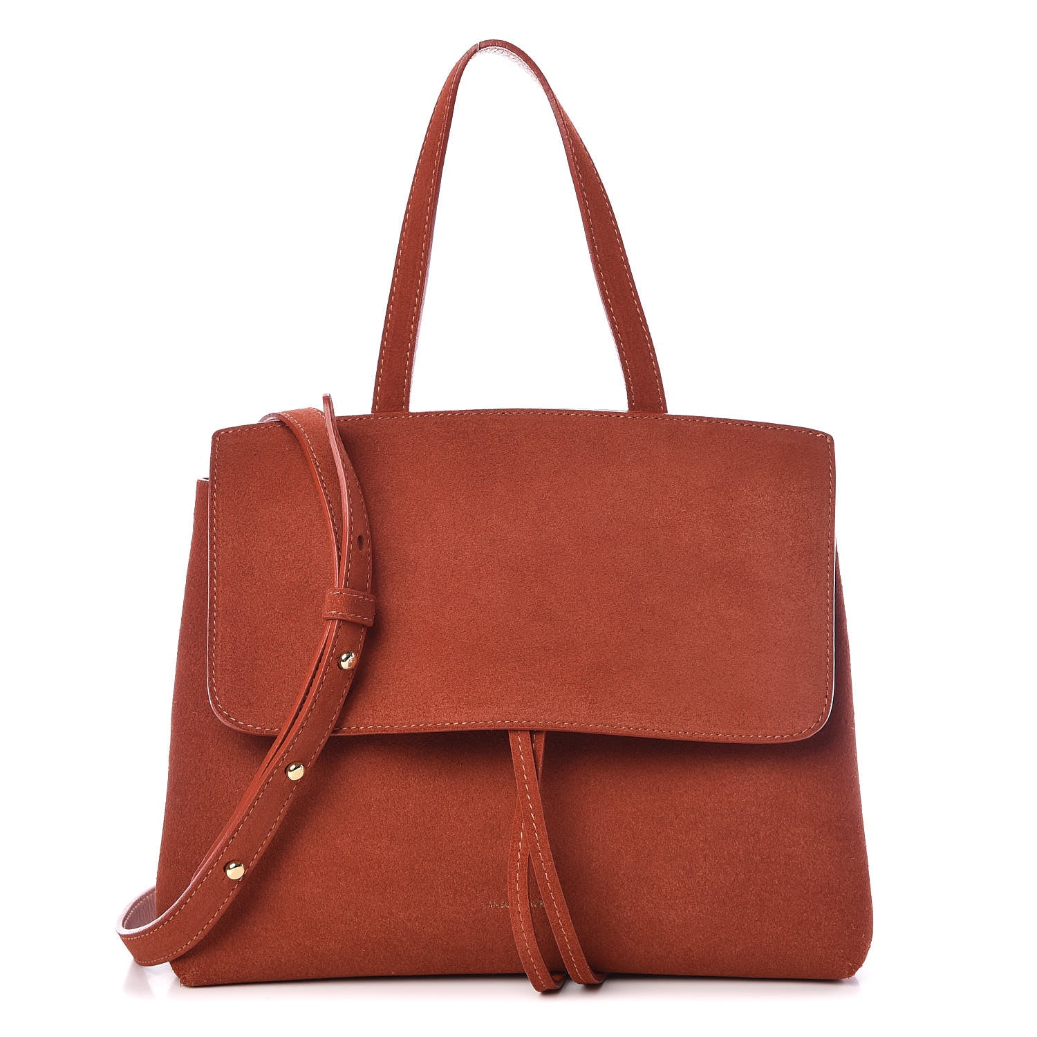 Mansur Gavriel Suede Mini Lady Bag Brick 1 of 8