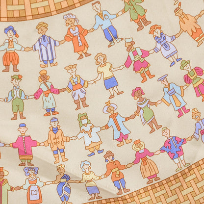 Hermes Silk Donner La Main Scarf 90 9 of 11