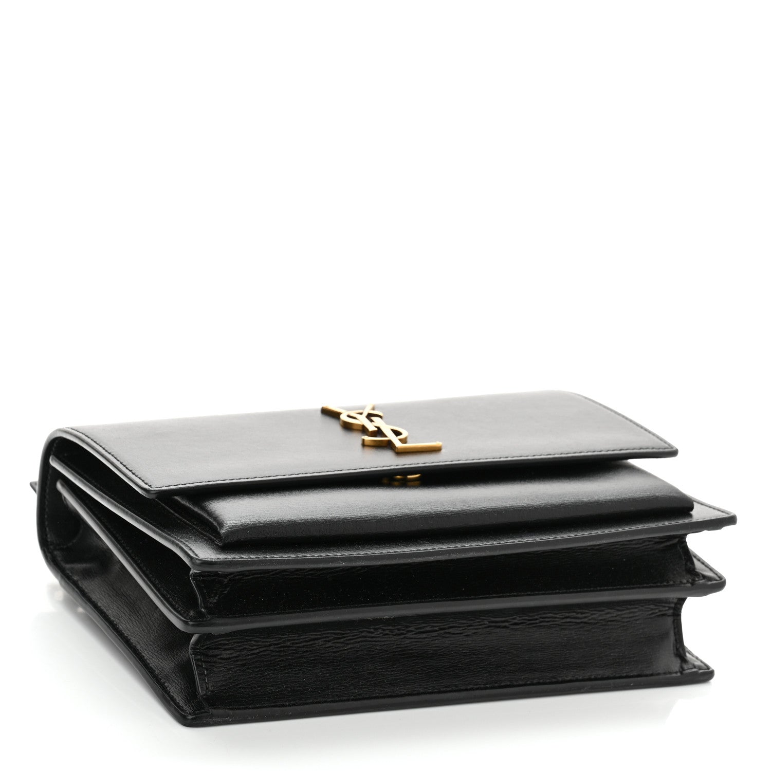Saint Laurent Calfskin Medium Monogram Sunset Black 4 of 11