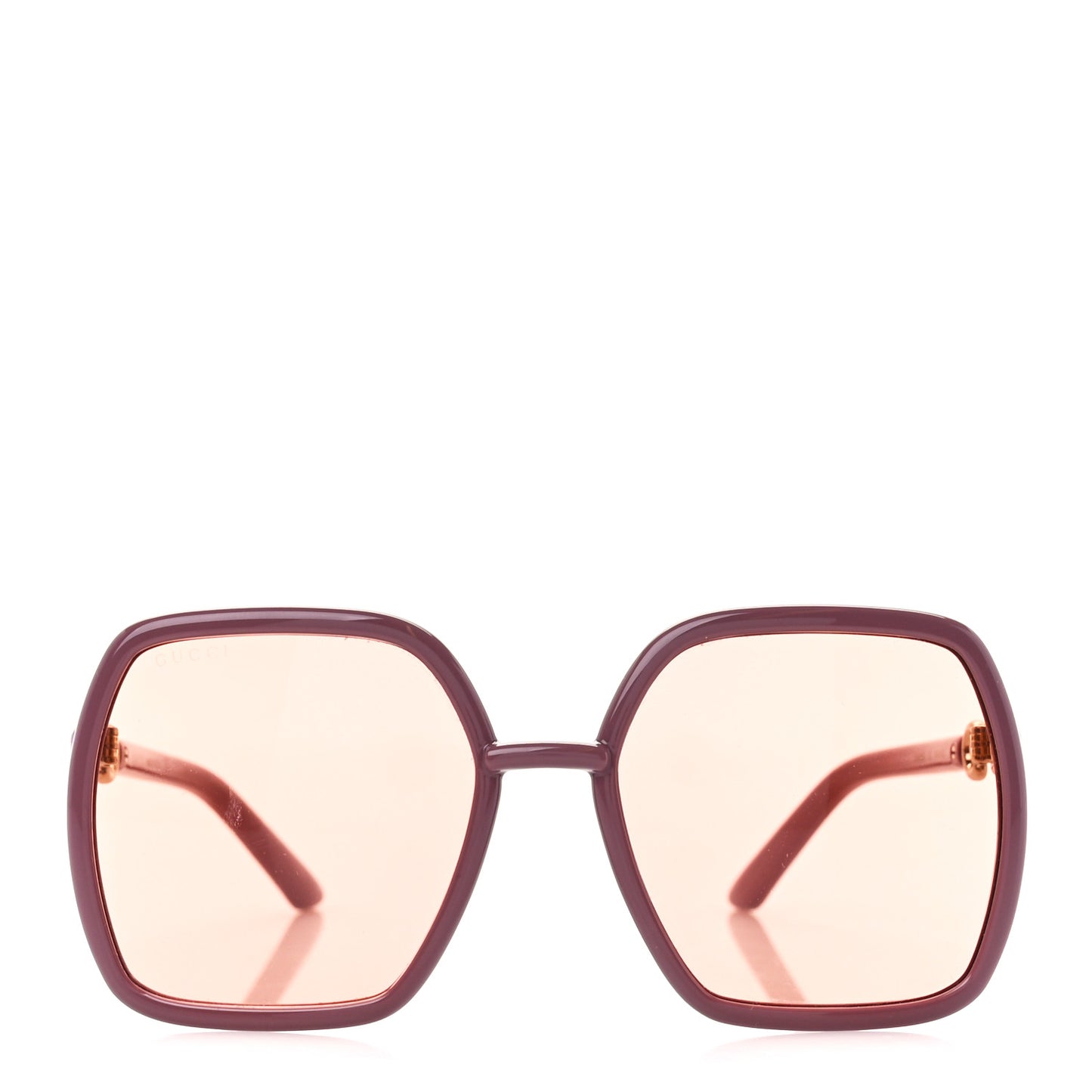 Horsebit Square Frame Sunglasses GG0890S Pink
