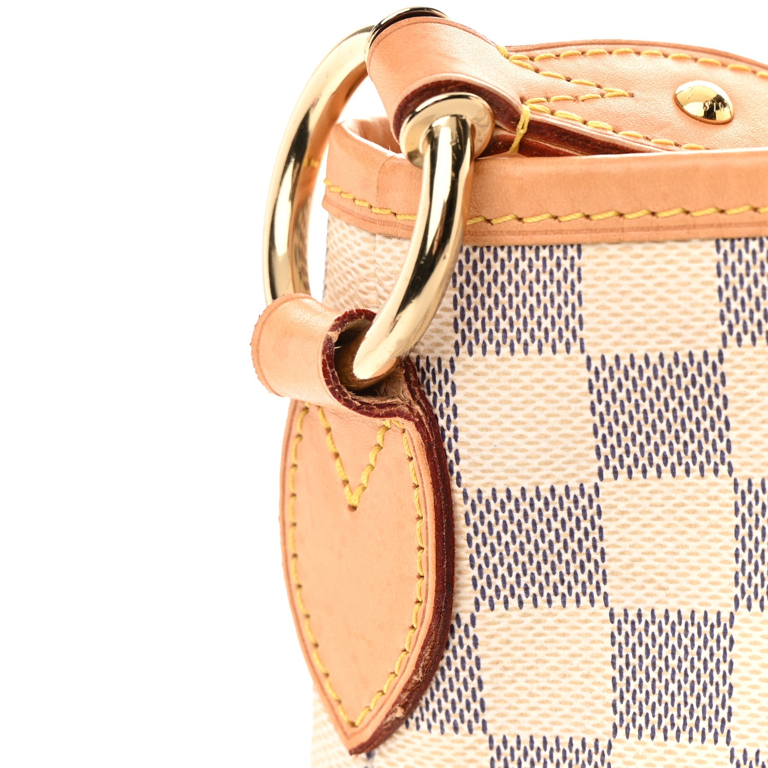 Louis Vuitton Damier Azur Delightful MM Rose Ballerine 16 of 19