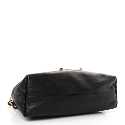 Burberry Calfskin House Check Little Crush Black 4 of 8