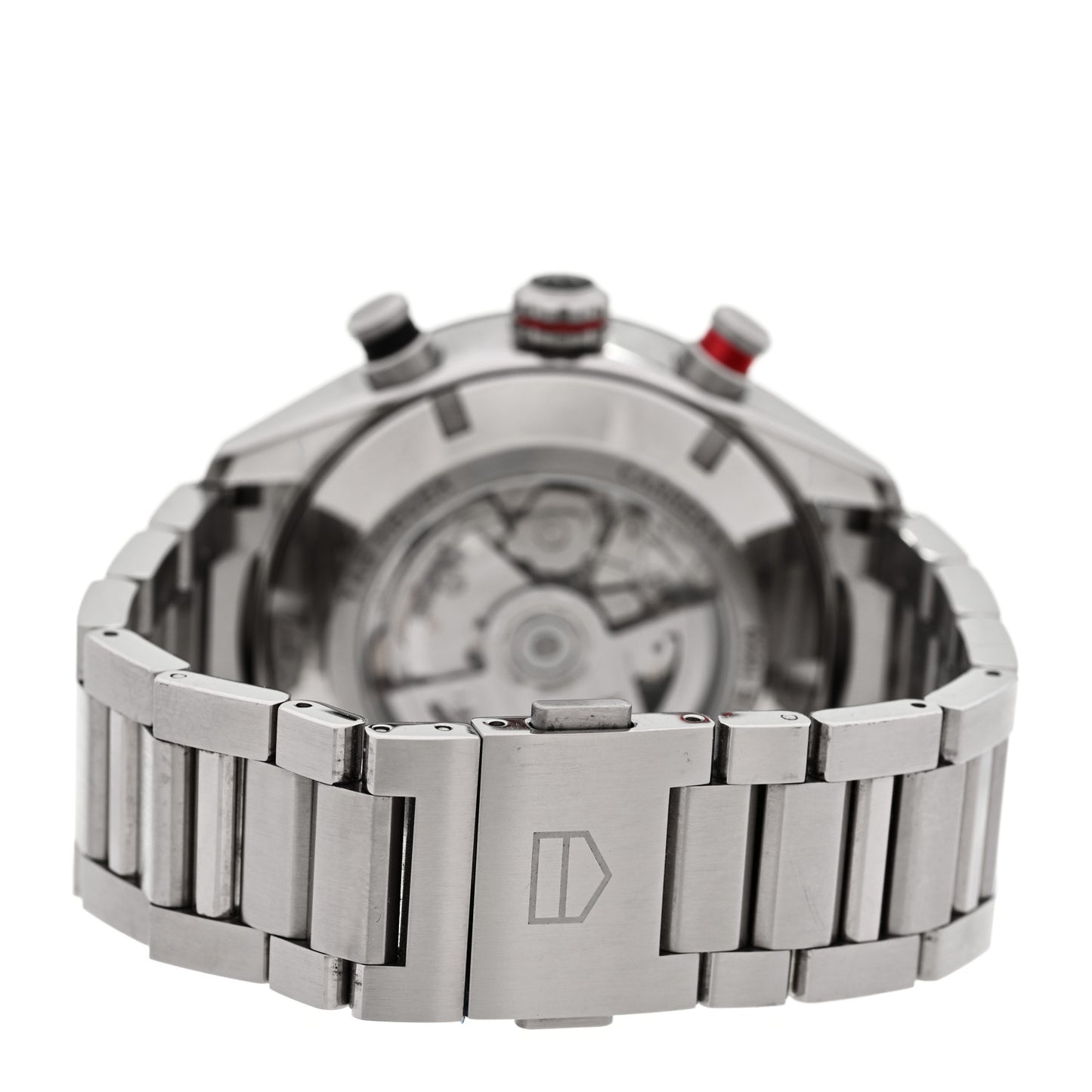 Stainless Steel 44mm Carrera Chronograph Automatic Watch Black CBN2A1AA